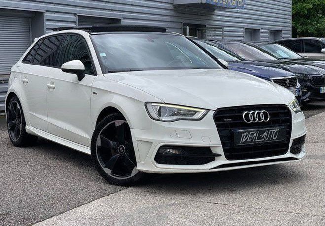 Audi A3 Sportback 2.0 TDI 150ch Quattro S Line   Blanc de 2014