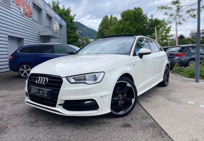 Audi A3 Sportback 2.0 TDI 150ch Quattro S Line   Blanc de 2014