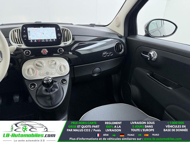 Fiat 500 1.2 69 ch BVM Noir M�tallique de 2020