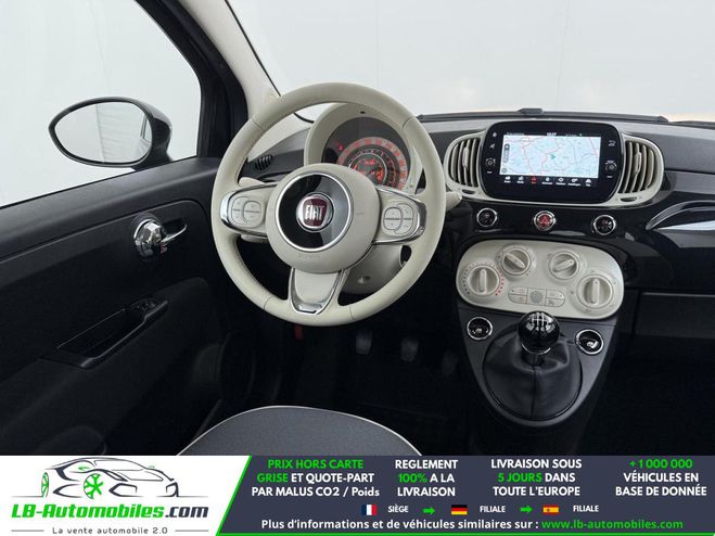 Fiat 500 1.2 69 ch BVM Noir M�tallique de 2020