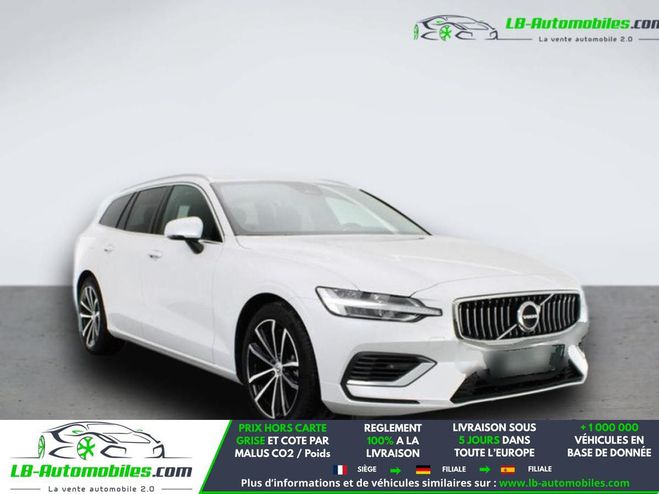 Volvo V60 T6 AWD Hybride Rechargeable 253 ch + 145 Blanc M�tallique de 2022