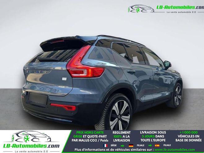 Volvo XC40 Electrique AWD 408 ch BVA Gris M�tallique de 2023