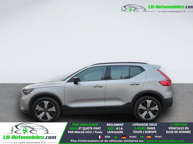 Volvo XC40 Electrique AWD 408 ch BVA Argent� M�tallique de 2022