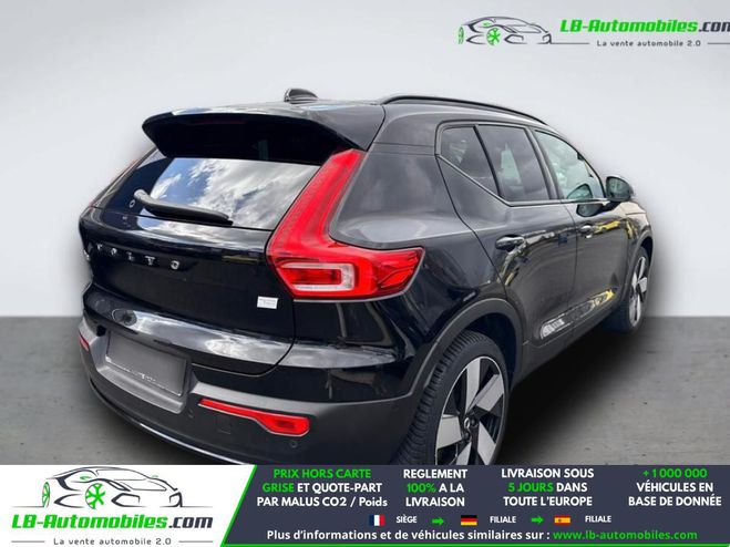 Volvo XC40 Electrique AWD 408 ch BVA Noir M�tallique de 2023