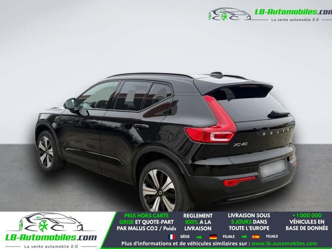 Volvo XC40 Electrique AWD 408 ch BVA Noir M�tallique de 2023