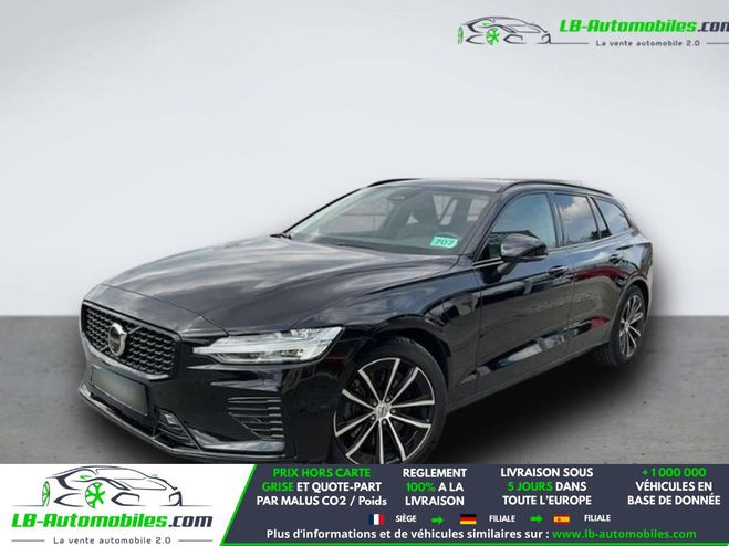 Volvo V60 T6 AWD Hybride Rechargeable 253 ch + 145 Noir M�tallique de 2022