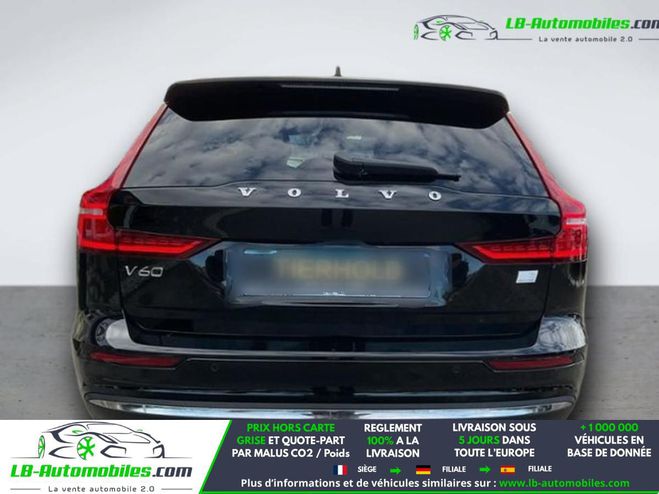 Volvo V60 T6 AWD Hybride Rechargeable 253 ch + 145 Noir de 2022