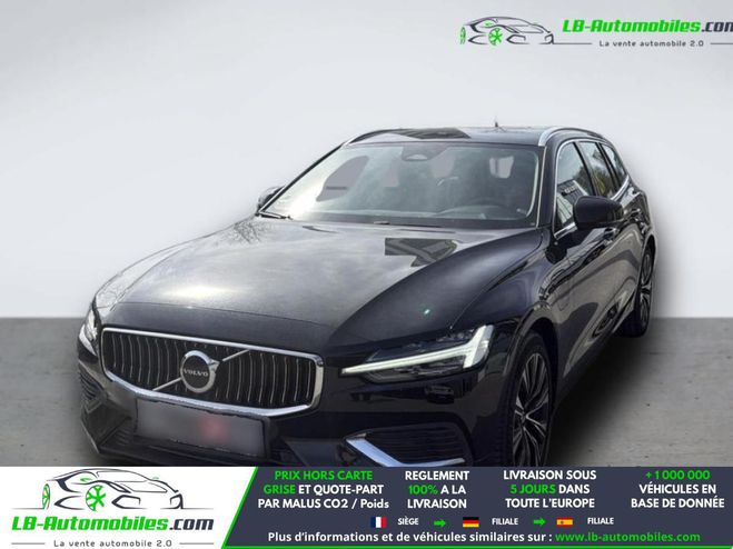 Volvo V60 T6 AWD Hybride Rechargeable 253 ch + 145 Noir de 2022