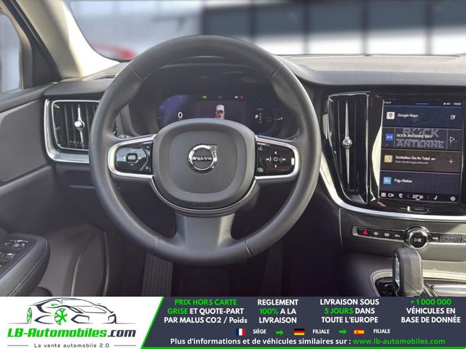 Volvo V60 T6 AWD Hybride Rechargeable 253 ch + 145 Noir de 2022