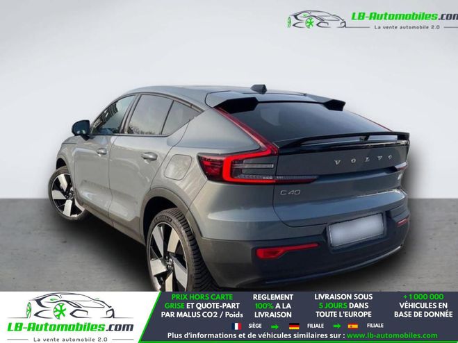 Volvo C40 AWD 408 ch BVA Gris M�tallique de 2022