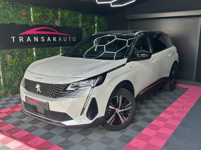 Peugeot 5008 BlueHDi 180 ch SS EAT8 GT ~ 100% Suivi ~ Blanc de 2022
