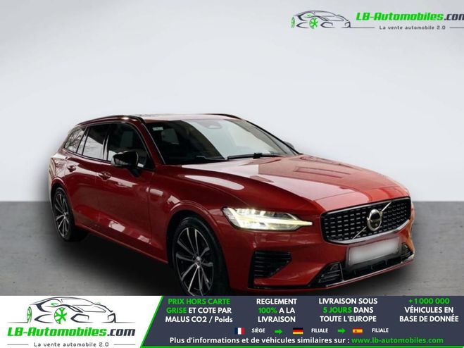 Volvo V60 T8 AWD 310 ch + 145 ch BVA Rouge M�tallique de 2022