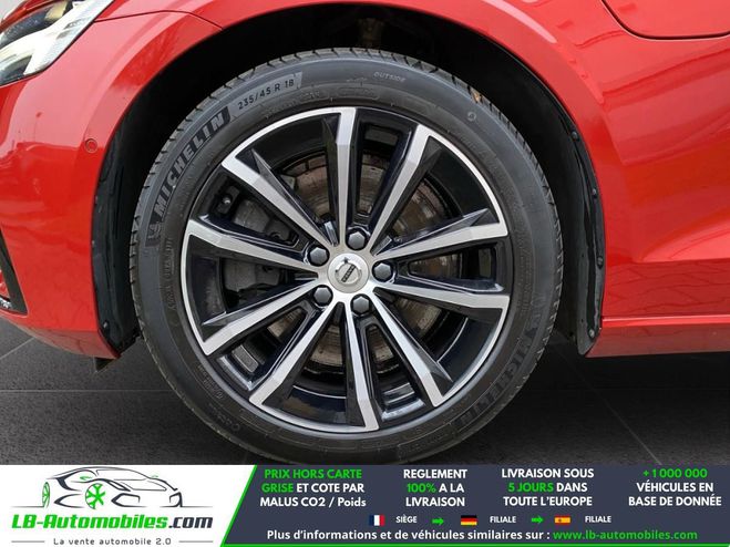 Volvo V60 T8 AWD 310 ch + 145 ch BVA Rouge M�tallique de 2022