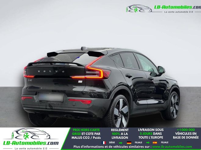 Volvo C40 AWD 408 ch BVA Noir M�tallique de 2022