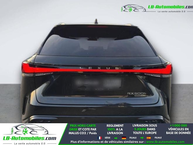 Lexus RX 500h 4WD Noir M�tallique de 2026