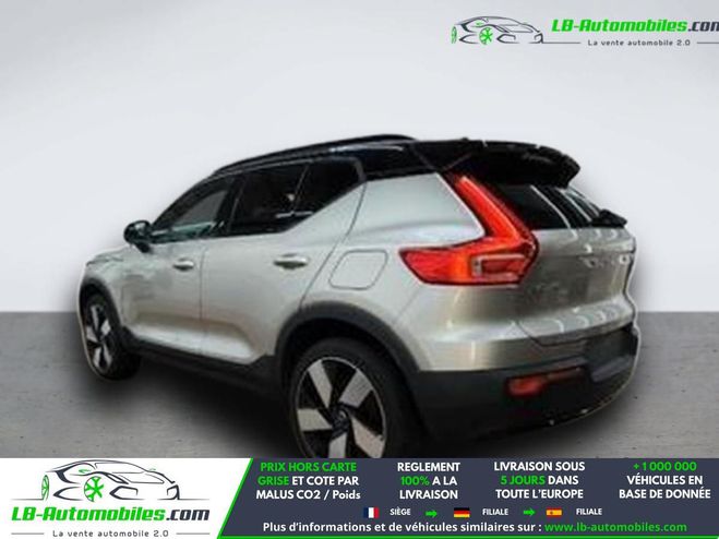 Volvo XC40 Electrique AWD 408 ch BVA Argent� M�tallique de 2023