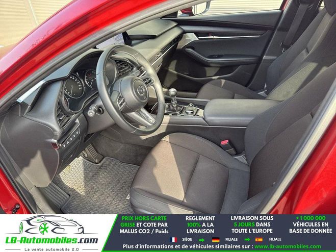 Mazda 3 2.0L e-SKYACTIV-G M Hybrid 150 ch BVM Rouge M�tallique de 2022