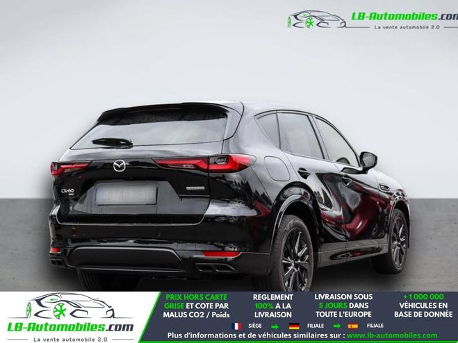 Mazda CX-60 2.5L e-SKYACTIV PHEV 327 ch 4x4 BVA Noir M�tallique de 2025