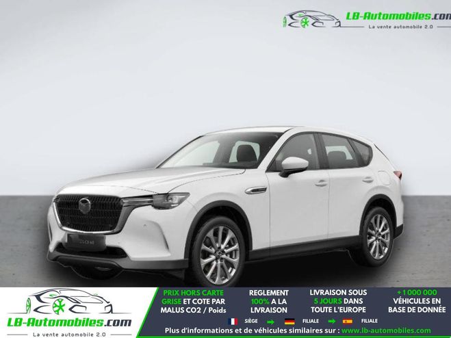 Mazda CX-60 2.5L e-SKYACTIV PHEV 327 ch 4x4 BVA Blanc de 2024