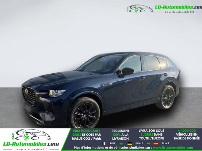 Mazda CX-60 2.5L e-SKYACTIV PHEV 327 ch 4x4 BVA Bleu M�tallique de 2024