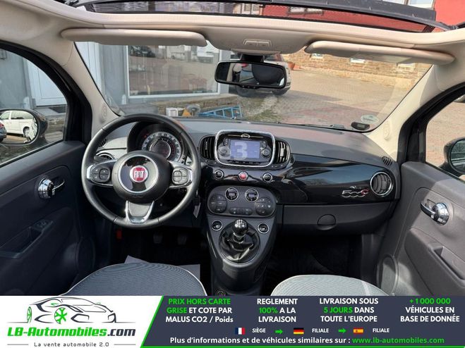 Fiat 500 0.9 8V 85 ch TwinAir BVM Noir M�tallique de 2016