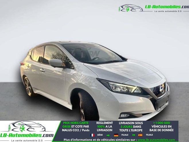 Nissan Leaf Electrique 62kWh 217 ch BVA Blanc M�tallique de 2021