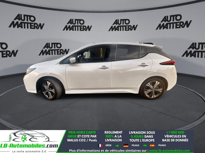 Nissan Leaf Electrique 62kWh 217 ch BVA Blanc M�tallique de 2021