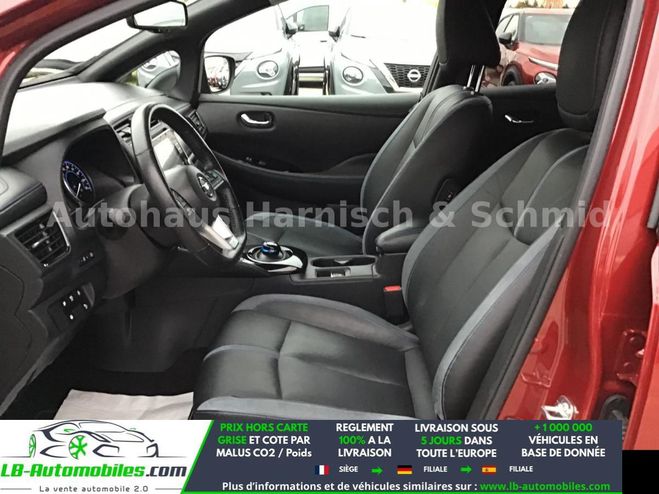 Nissan Leaf Electrique 62kWh 217 ch BVA Rouge M�tallique de 2020