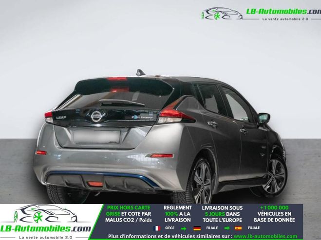 Nissan Leaf Electrique 62kWh 217 ch BVA Gris M�tallique de 2021