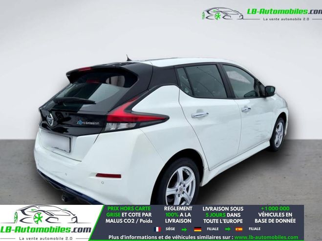 Nissan Leaf Electrique 62kWh 217 ch BVA Blanc de 2020