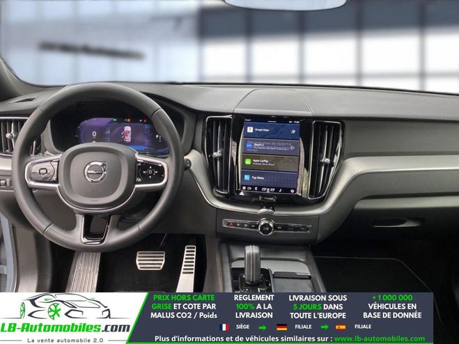 Volvo XC60 T6 AWD 253 ch + 145 ch BVA Gris M�tallique de 2022
