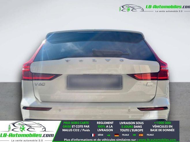 Volvo V60 T6 AWD 253 ch + 145 ch BVA Blanc de 2021