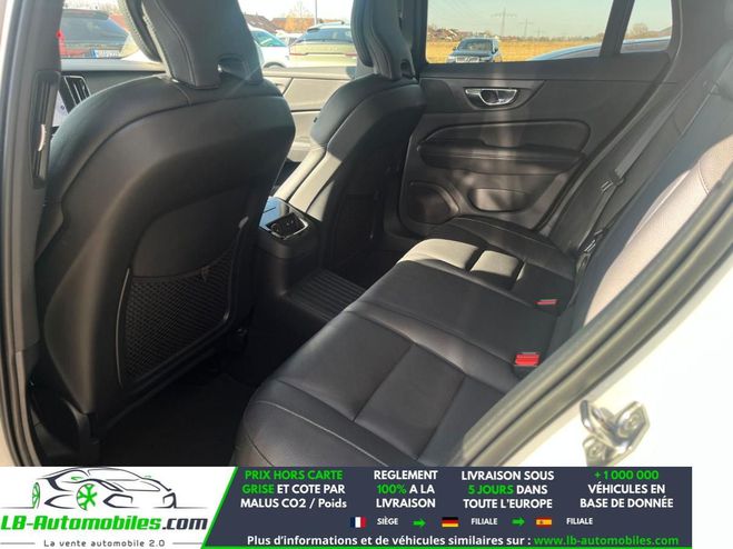 Volvo V60 T6 AWD 253 ch + 145 ch BVA Blanc de 2021