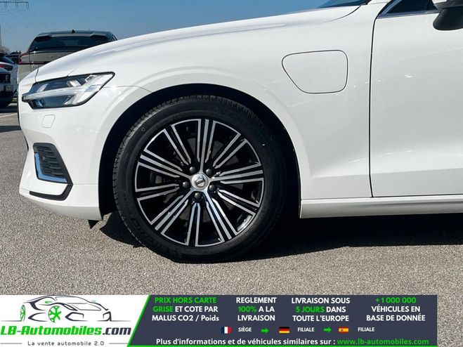Volvo V60 T6 AWD 253 ch + 145 ch BVA Blanc de 2021