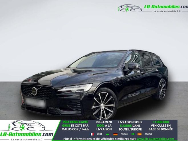 Volvo V60 T6 AWD 253 ch + 145 ch BVA Noir de 2022