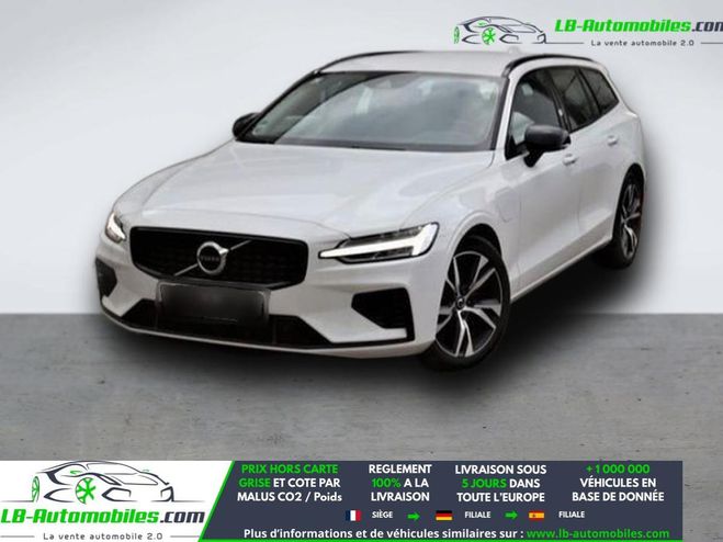Volvo V60 T6 AWD 253 ch + 145 ch BVA Blanc de 2021