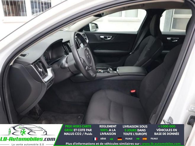 Volvo V60 T6 AWD 253 ch + 145 ch BVA Blanc de 2021