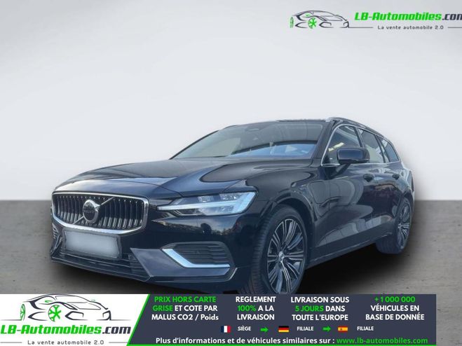Volvo V60 T6 AWD 253 ch + 145 ch BVA Noir M�tallique de 2022