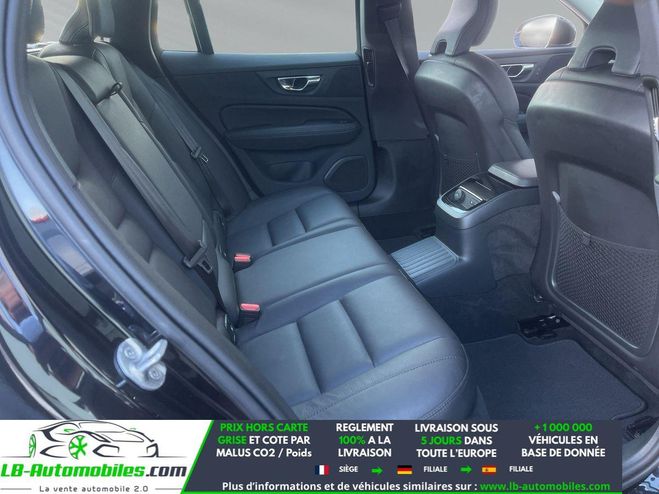 Volvo V60 T6 AWD 253 ch + 145 ch BVA Noir M�tallique de 2022