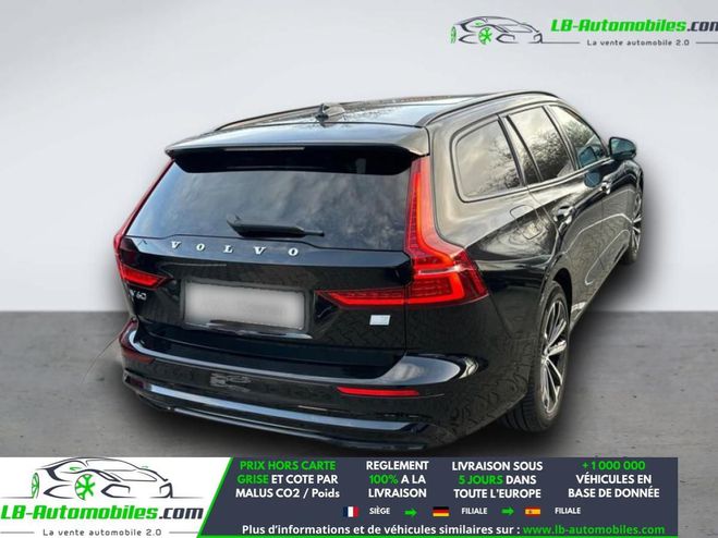 Volvo V60 T8 AWD 310 ch + 145 ch BVA Noir M�tallique de 2022