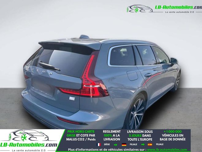 Volvo V60 T6 AWD Hybride Rechargeable 253 ch + 145 Gris M�tallique de 2023