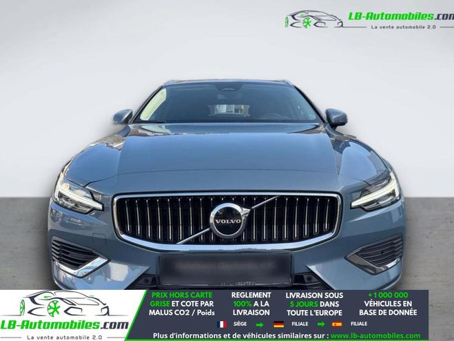 Volvo V60 T6 AWD Hybride Rechargeable 253 ch + 145 Gris M�tallique de 2023