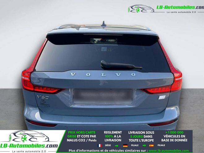 Volvo V60 T6 AWD Hybride Rechargeable 253 ch + 145 Gris M�tallique de 2023