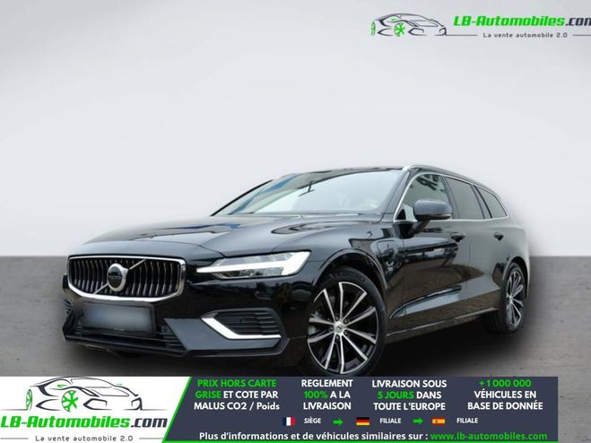 Volvo V60 T6 AWD Hybride Rechargeable 253 ch + 145 Noir de 2023