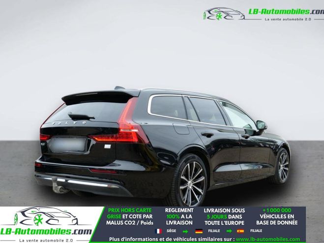 Volvo V60 T6 AWD Hybride Rechargeable 253 ch + 145 Noir de 2023