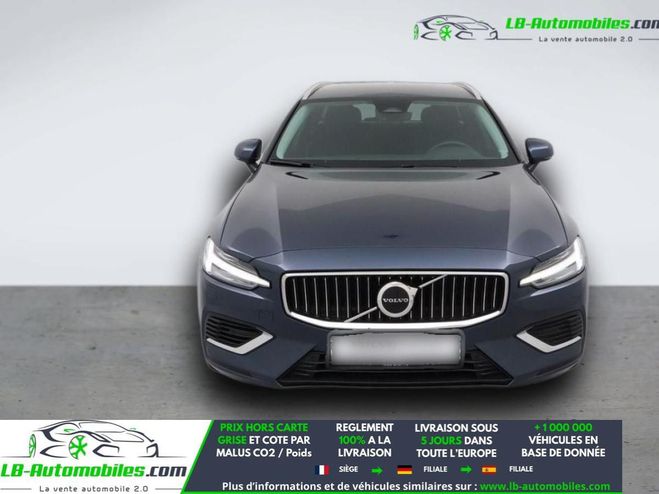 Volvo V60 T6 AWD Hybride Rechargeable 253 ch + 145 Bleu M�tallique de 2022