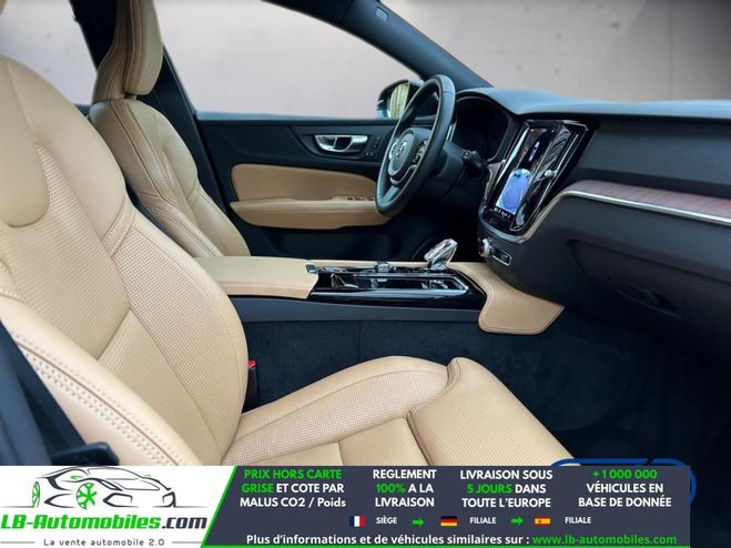 Volvo V60 T6 AWD Hybride Rechargeable 253 ch + 145 Noir M�tallique de 2022