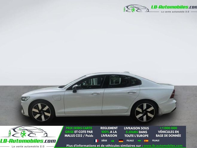Volvo S60 T8 AWD 310 ch + 145 ch BVA Blanc de 2024