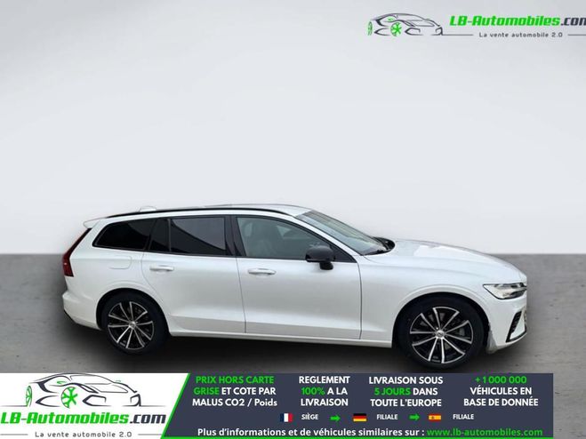 Volvo V60 T6 AWD 253 ch + 145 ch BVA Blanc M�tallique de 2022