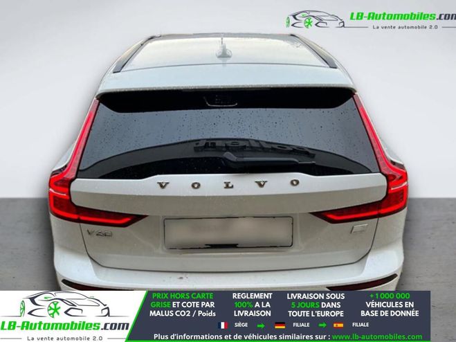 Volvo V60 T6 AWD 253 ch + 145 ch BVA Blanc M�tallique de 2022